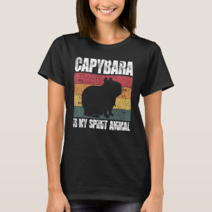 T-shirt Capybara Est Mon Esprit Animal Chemise Capybara An