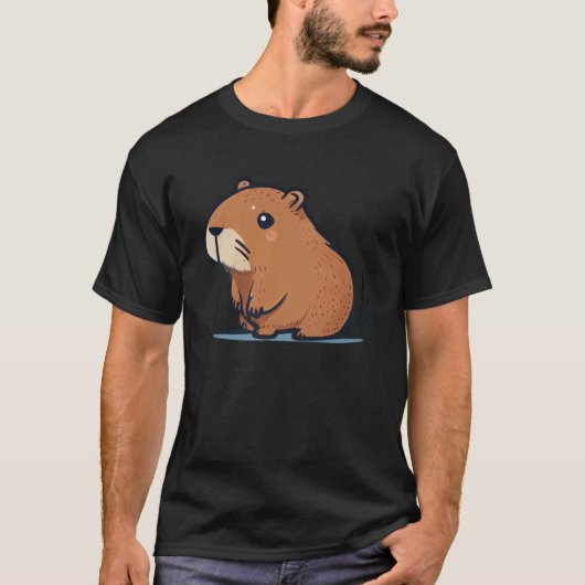 T-shirt Capybara Fan Club et les mignons Capybara Kids (Devant)