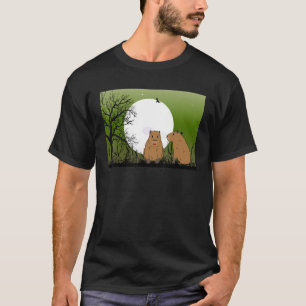 T-shirt Capybara Farcie Capy Bara Capibara Farcie Lune Cap