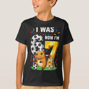 T-shirt Capybara Football Anniversaire J'avais 6 Ans Maint