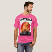 T-shirt Capybara Funny Capybara Rodent Capyzilla Funny (Devant entier)