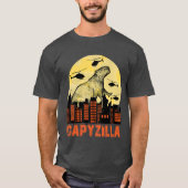 T-shirt Capybara Funny Capybara Rodent Capyzilla Funny (Devant)