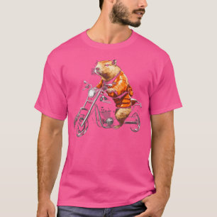 T-shirt Capybara Funny Capybara Rodent Grass-Mater Capybar