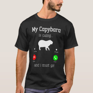 T-shirt Capybara Giant Rodent Capybara appelle et i mu