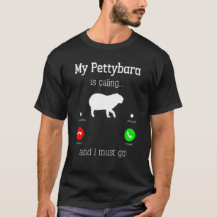 T-shirt Capybara Giant Rodent Pour Pettybara