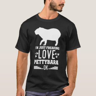 T-shirt Capybara Giant Rodent Pour Pettybara