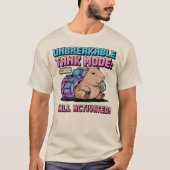 T-shirt Capybara - Jeu Pixel Art (Devant)