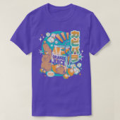 T-shirt Capybara Jus japonais d'orange par Tobe Fonseca (Design devant)