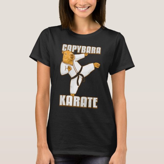 T-shirt Capybara Karate Gi (Devant)