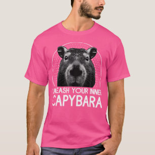 T-shirt Capybara Lance Votre Capybara Intérieure