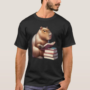 T-shirt Capybara Lecture Livre Lecteur Bover Capybara
