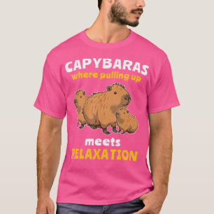 T-shirt Capybara Lover Capy Cute Capybaras