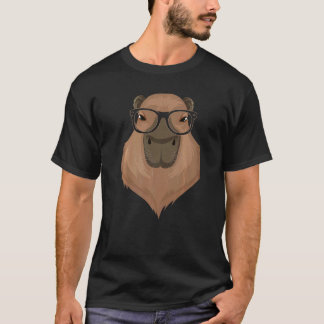 T-shirt Capybara Maman Papa Rodent Animal Nerd
