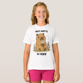 T-shirt Capybara Mignon (Devant entier)