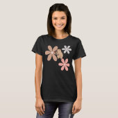 T-shirt Capybara Mignon Avec Fleur (Devant entier)