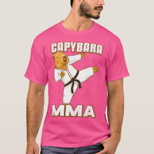 T-shirt Capybara Mixed martial art d'arts du matériel mixt
