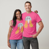 T-shirt Capybara Moon Funny Capybaras (Unisexe)