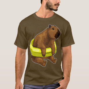T-shirt Capybara Natation Lifebuoy