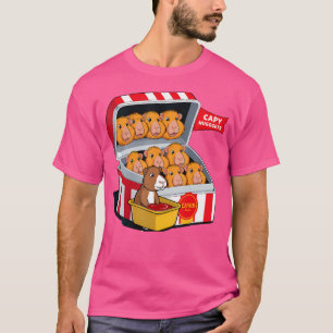 T-shirt Capybara Nuggets Nourriture Pun Capybara Lover Pou