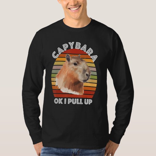 T-shirt Capybara Ok I Pull Up (Devant)