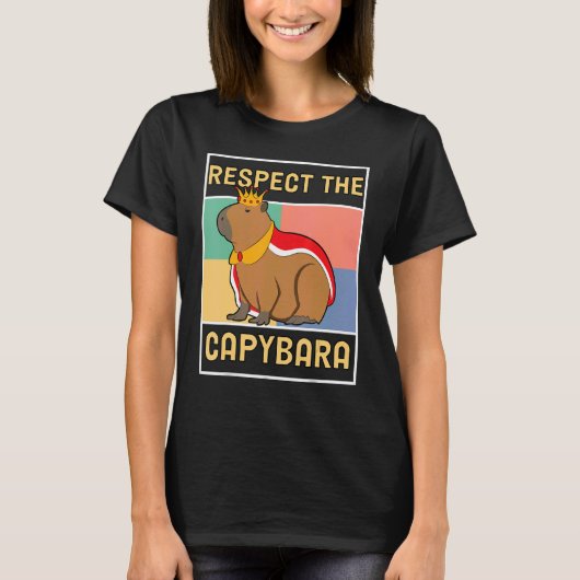 T-shirt Capybara Ok J'Ai Retiré Capybara (Devant)