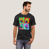 T-shirt Capybara Painted Art Portrait Cute Capybara Lover  (Devant entier)