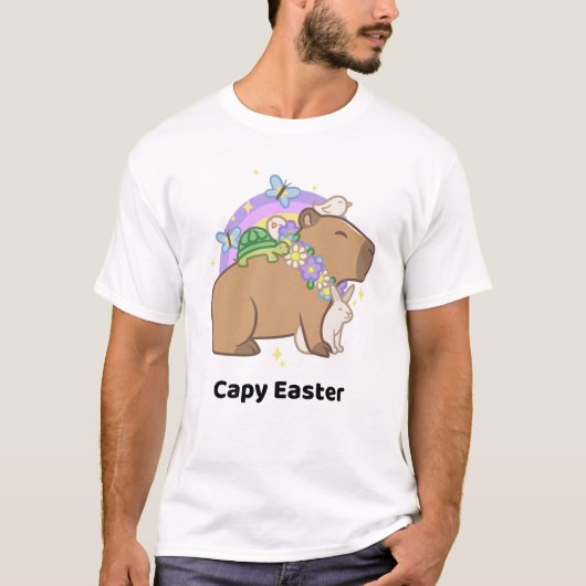T-shirt Capybara Pâques (Devant)
