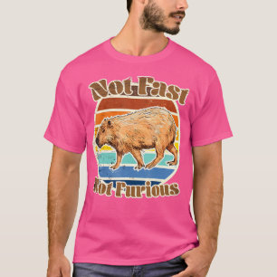 T-shirt Capybara pas rapide pas furieuse