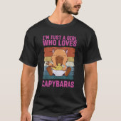 T-shirt Capybara Peluches Party Peluche Capybara Big Capyb (Devant)