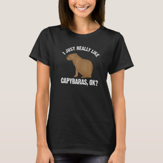 T-shirt Capybara pour hommes femmes enfants rongeur capyba