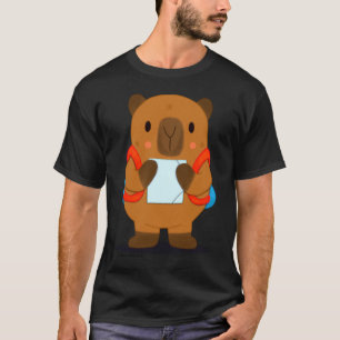 T-shirt Capybara prêt pour l'école
