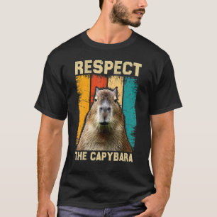 T-shirt Capybara Respect The Capybara
