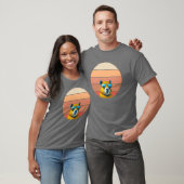 T-shirt Capybara Retro (Unisexe)