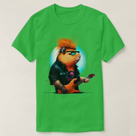 T-shirt Capybara Rocker 6 (Design devant)