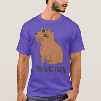 T-shirt Capybara Rocks family