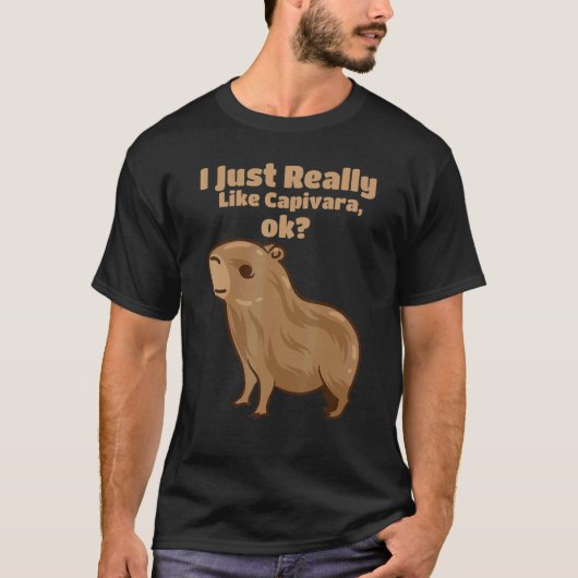 T-shirt Capybara Rodent Géant Pour Capivara 6 (Devant)