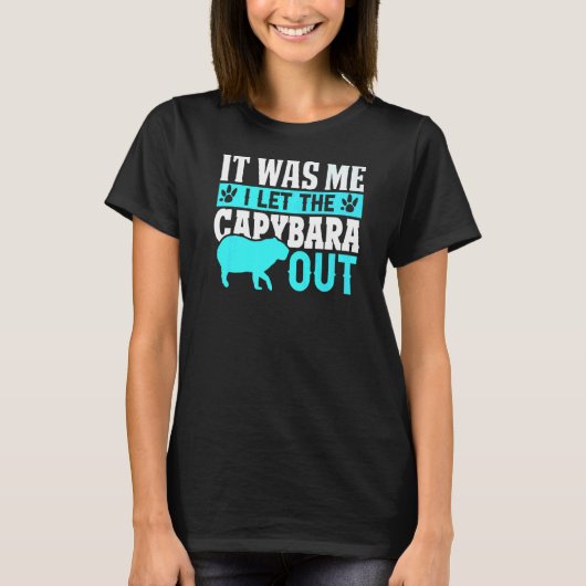 T-shirt Capybara Rodent Géant Pour Capybara 18 (Devant)