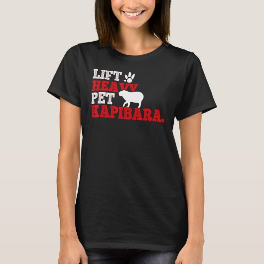 T-shirt Capybara Rodent Géant Pour kapibara 14 (Devant)