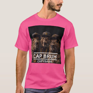 T-shirt Capybara Rodent Retro 90'S Rb Hip hop Rap Band Amu