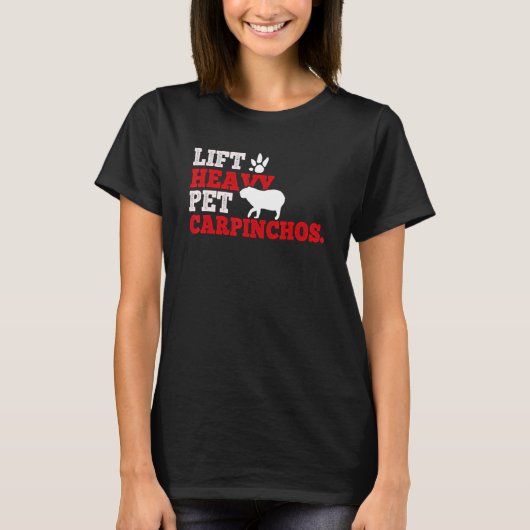 T-shirt Capybara Rongeur Géant Pour carpinchos 14 (Devant)