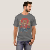 T-shirt Capybara Samouraï Japonais drôle (Devant entier)