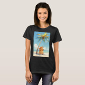 T-shirt Capybara sous les tropiques (Devant entier)
