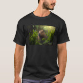 T-shirt Capybara surrounded by plants (Devant)