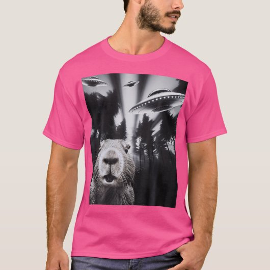 T-shirt Capybara Ufo (Devant)