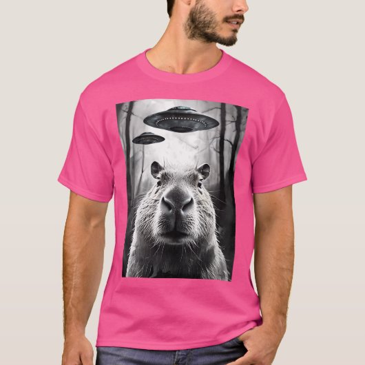 T-shirt Capybara Ufo (Devant)