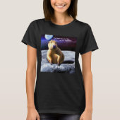 T-shirt Capybara Un Leap Géant Sur La Lune (Devant)
