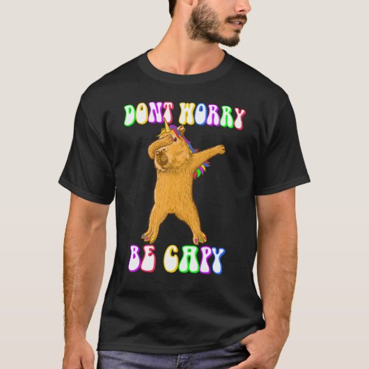 T-shirt Capybara Unicorn Be Capy (Devant)