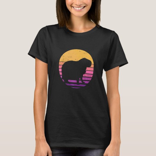 T-shirt Capybara Vintage 1 (Devant)