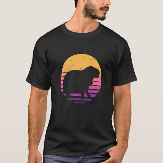 T-shirt Capybara Vintage 1 (Devant)