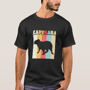 T-shirt Capybara Vintage rongeur Capybara animal de compag